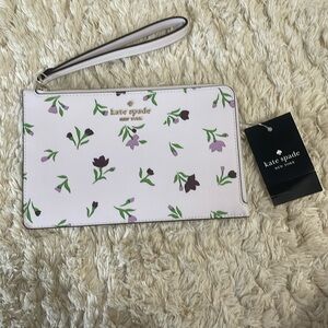 Kate Spade purple floral wallet